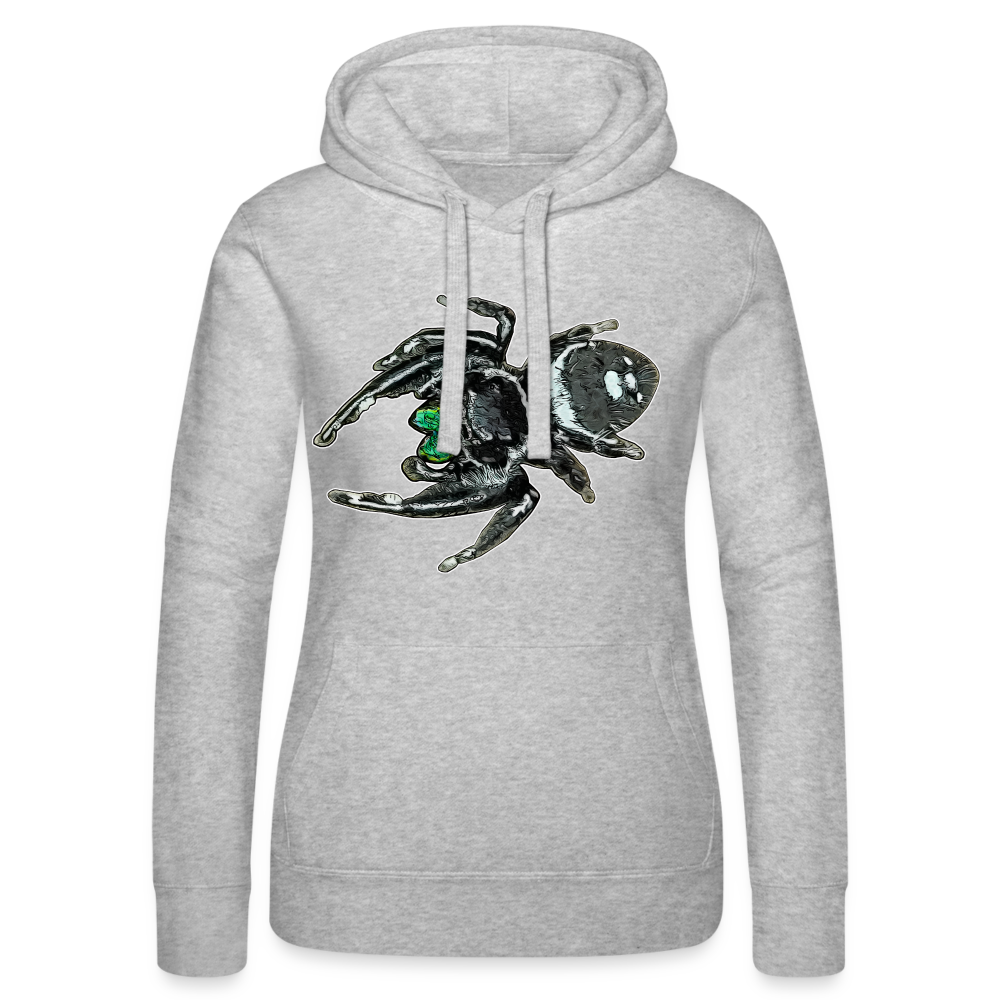 Frauen Russell Kapuzen Sweater Phidippus regius White Bahamas male - Grau meliert