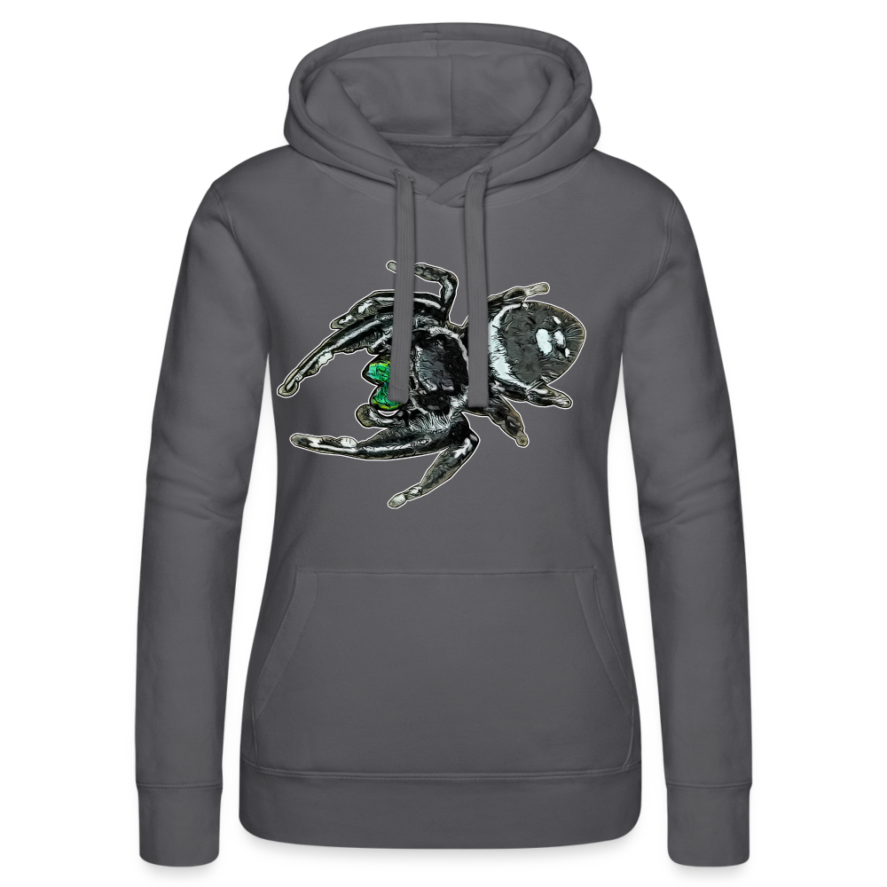 Frauen Russell Kapuzen Sweater Phidippus regius White Bahamas male - Grau