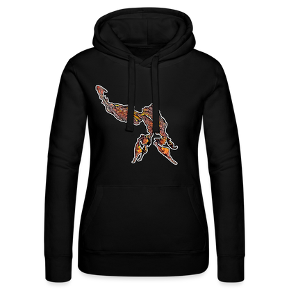 Frauen Russell Kapuzen Sweater Phyllocrania paradoxa male - Schwarz