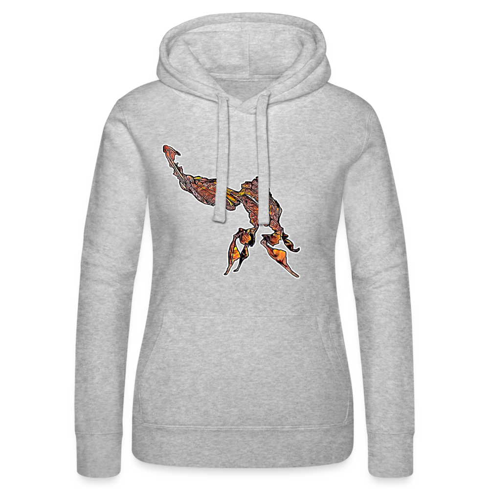 Frauen Russell Kapuzen Sweater Phyllocrania paradoxa male - Grau meliert