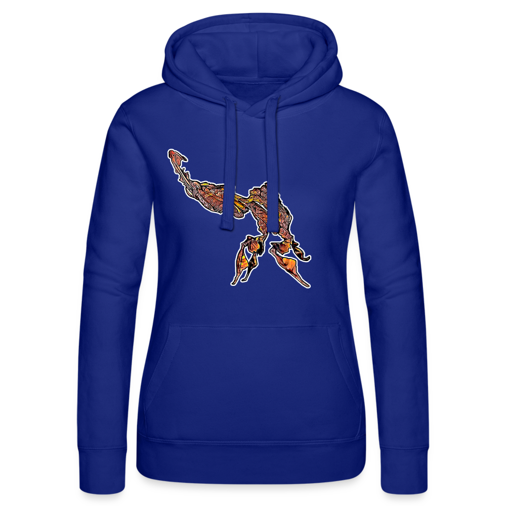 Frauen Russell Kapuzen Sweater Phyllocrania paradoxa male - Royalblau