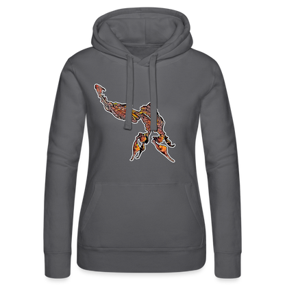 Frauen Russell Kapuzen Sweater Phyllocrania paradoxa male - Grau