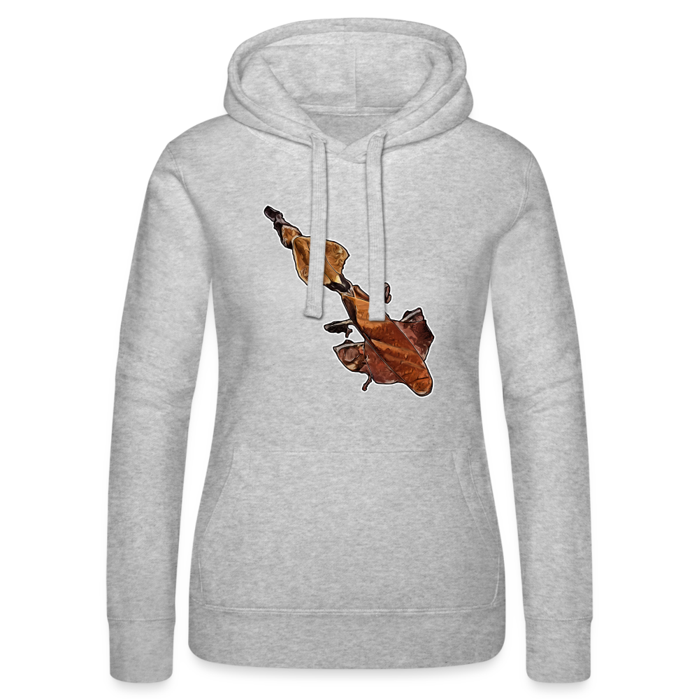 Frauen Russell Kapuzen Sweater Phyllocrania paradoxa female - Grau meliert