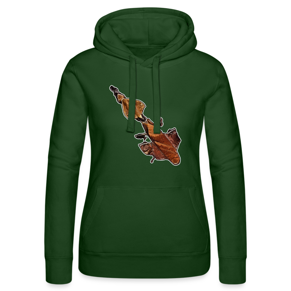 Frauen Russell Kapuzen Sweater Phyllocrania paradoxa female - Flaschengrün