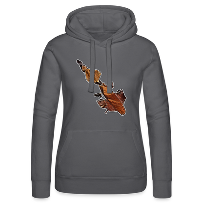 Frauen Russell Kapuzen Sweater Phyllocrania paradoxa female - Grau