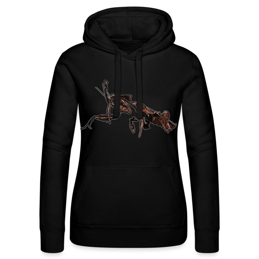 Frauen Russell Kapuzen Sweater Phyllocrania paradoxa female 2 - Schwarz