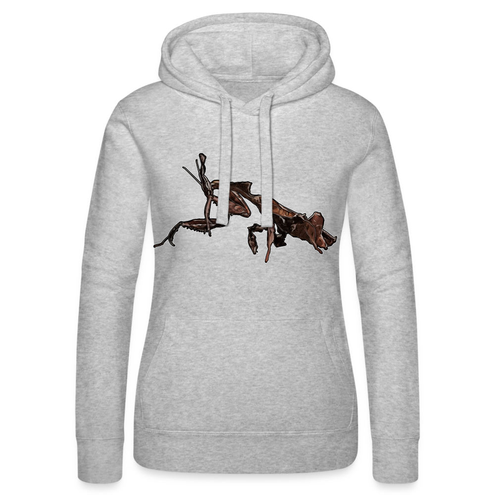 Frauen Russell Kapuzen Sweater Phyllocrania paradoxa female 2 - Grau meliert