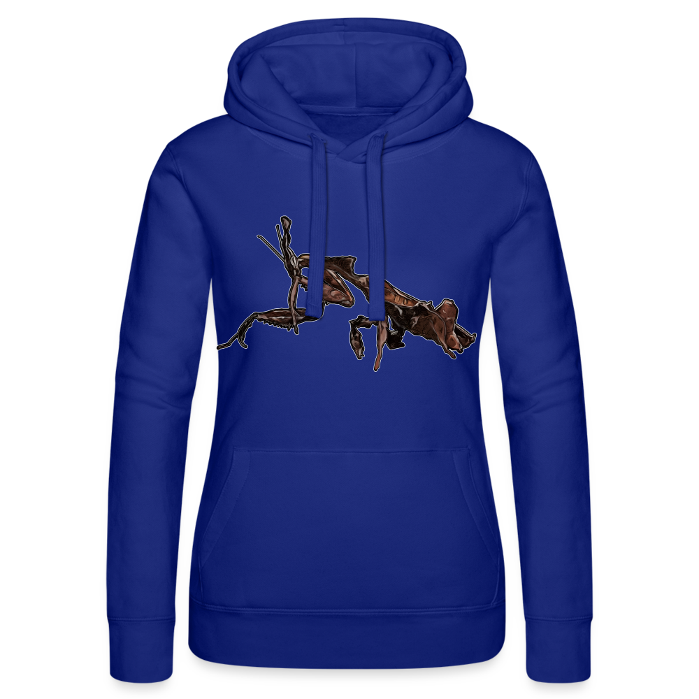 Frauen Russell Kapuzen Sweater Phyllocrania paradoxa female 2 - Royalblau