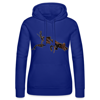 Frauen Russell Kapuzen Sweater Phyllocrania paradoxa female 2 - Royalblau