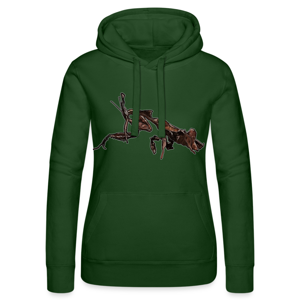 Frauen Russell Kapuzen Sweater Phyllocrania paradoxa female 2 - Flaschengrün