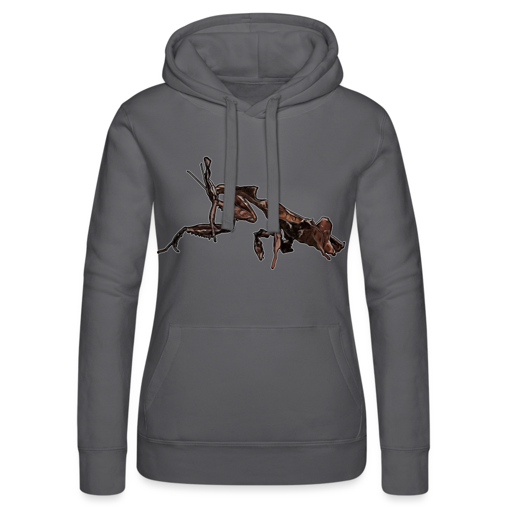 Frauen Russell Kapuzen Sweater Phyllocrania paradoxa female 2 - Grau