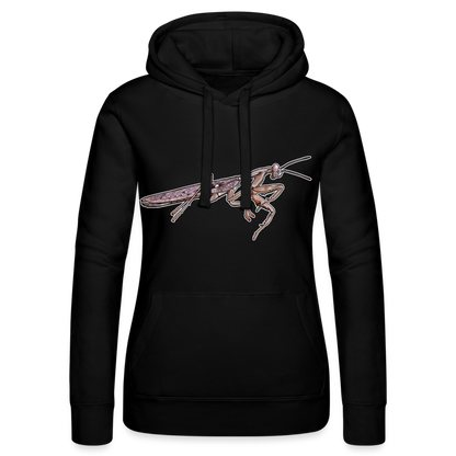 Frauen Russell Kapuzen Sweater Rhombodera kirbyi male - Schwarz