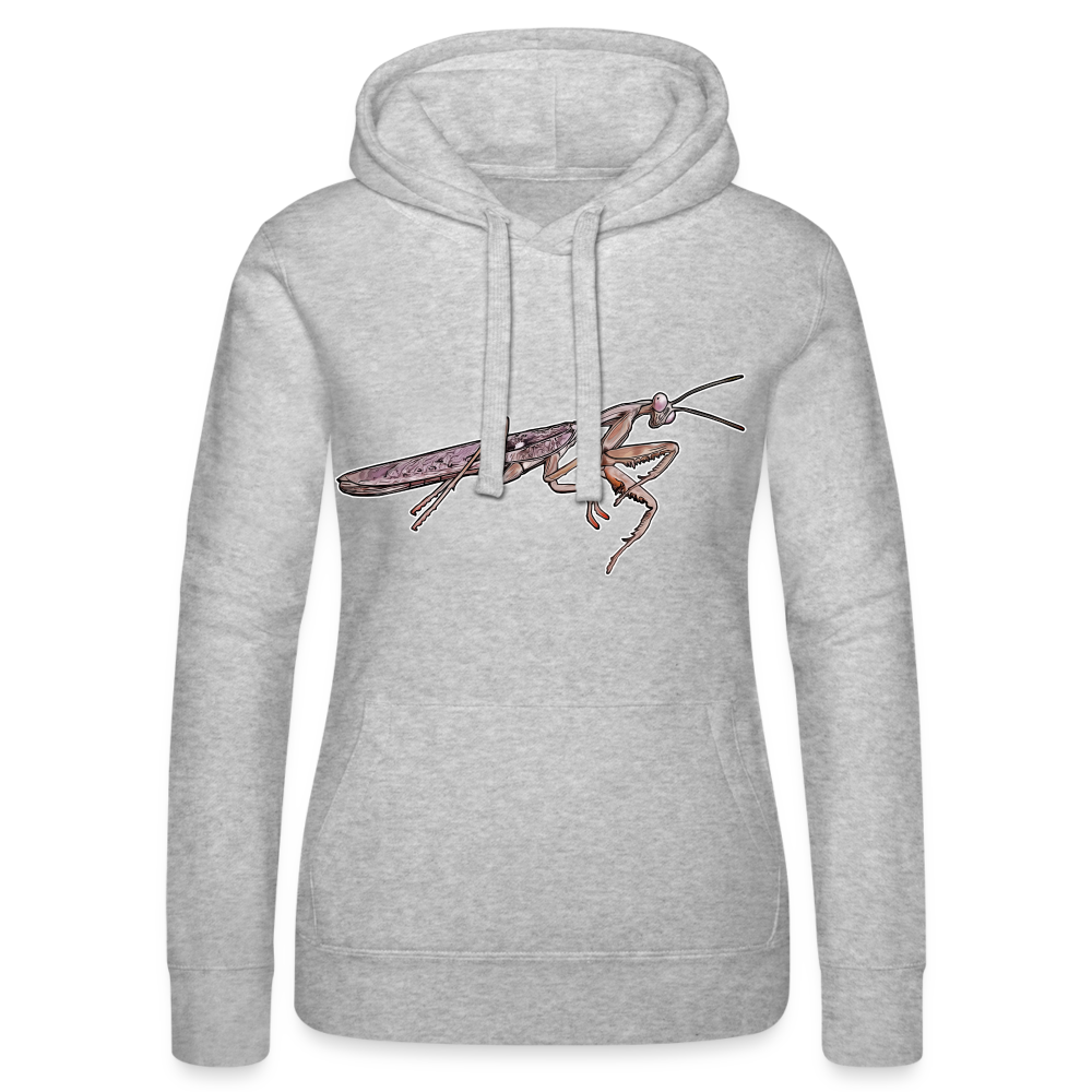 Frauen Russell Kapuzen Sweater Rhombodera kirbyi male - Grau meliert