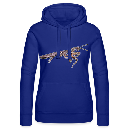 Frauen Russell Kapuzen Sweater Rhombodera kirbyi male - Royalblau