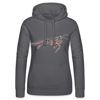 Frauen Russell Kapuzen Sweater Rhombodera kirbyi male - Grau