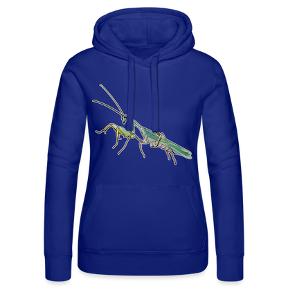 Frauen Russell Kapuzen Sweater Sphodromantis lineola male - Royalblau