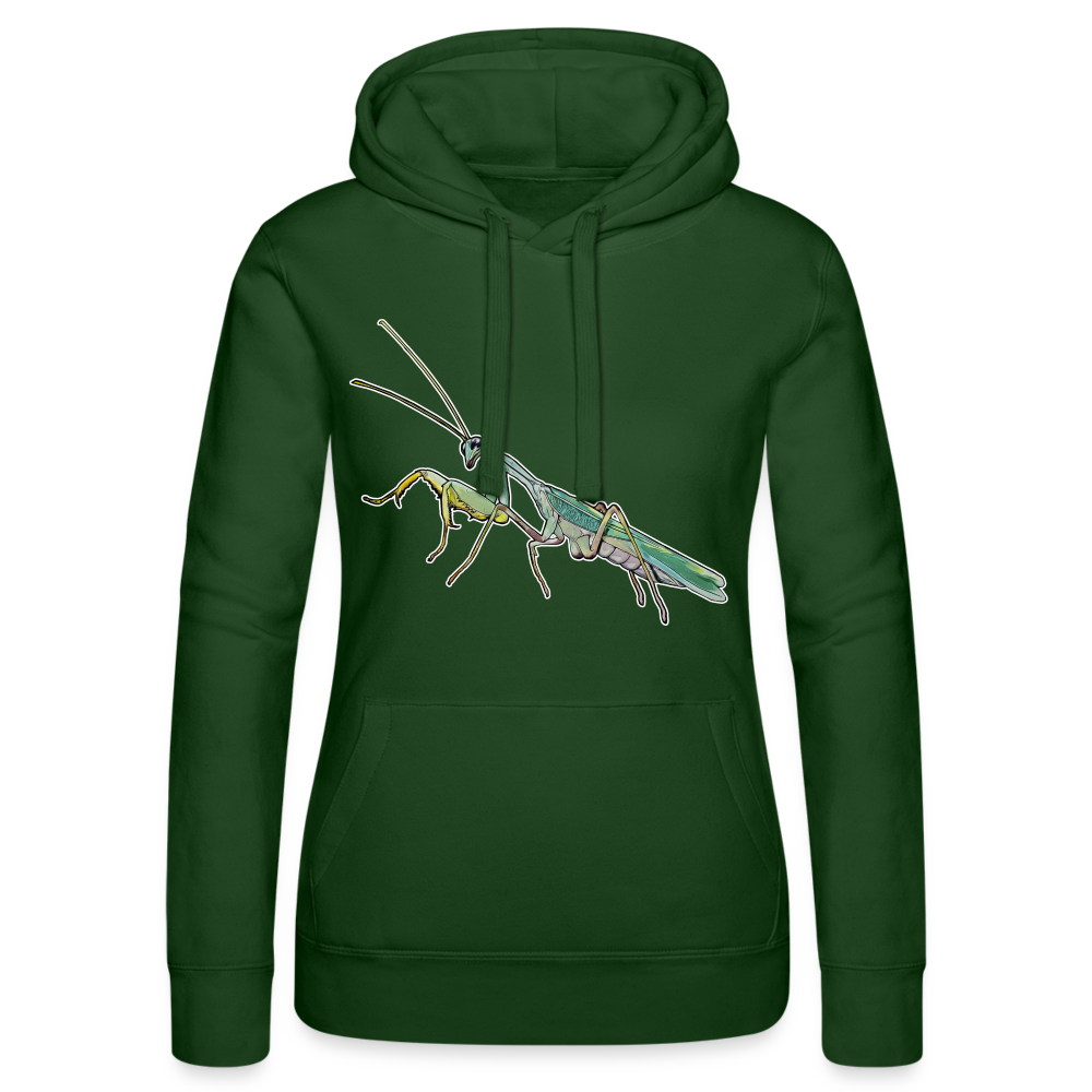 Frauen Russell Kapuzen Sweater Sphodromantis lineola male - Flaschengrün