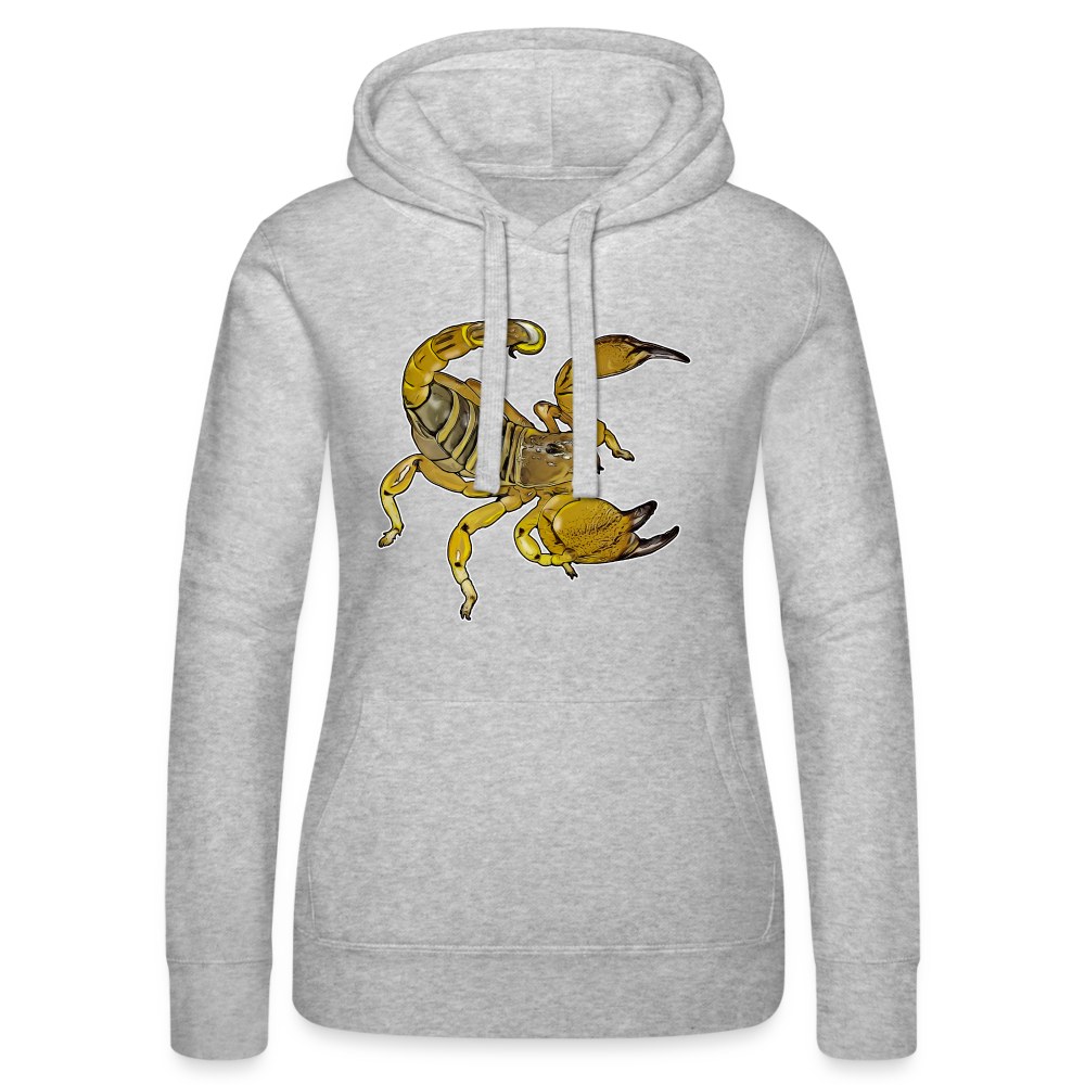 Frauen Russell Kapuzen Sweater Scorpio maurus palmatus - Grau meliert