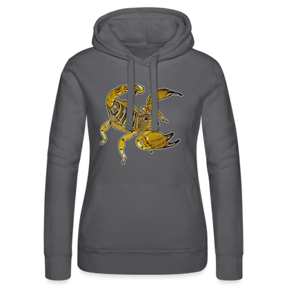 Frauen Russell Kapuzen Sweater Scorpio maurus palmatus - Grau