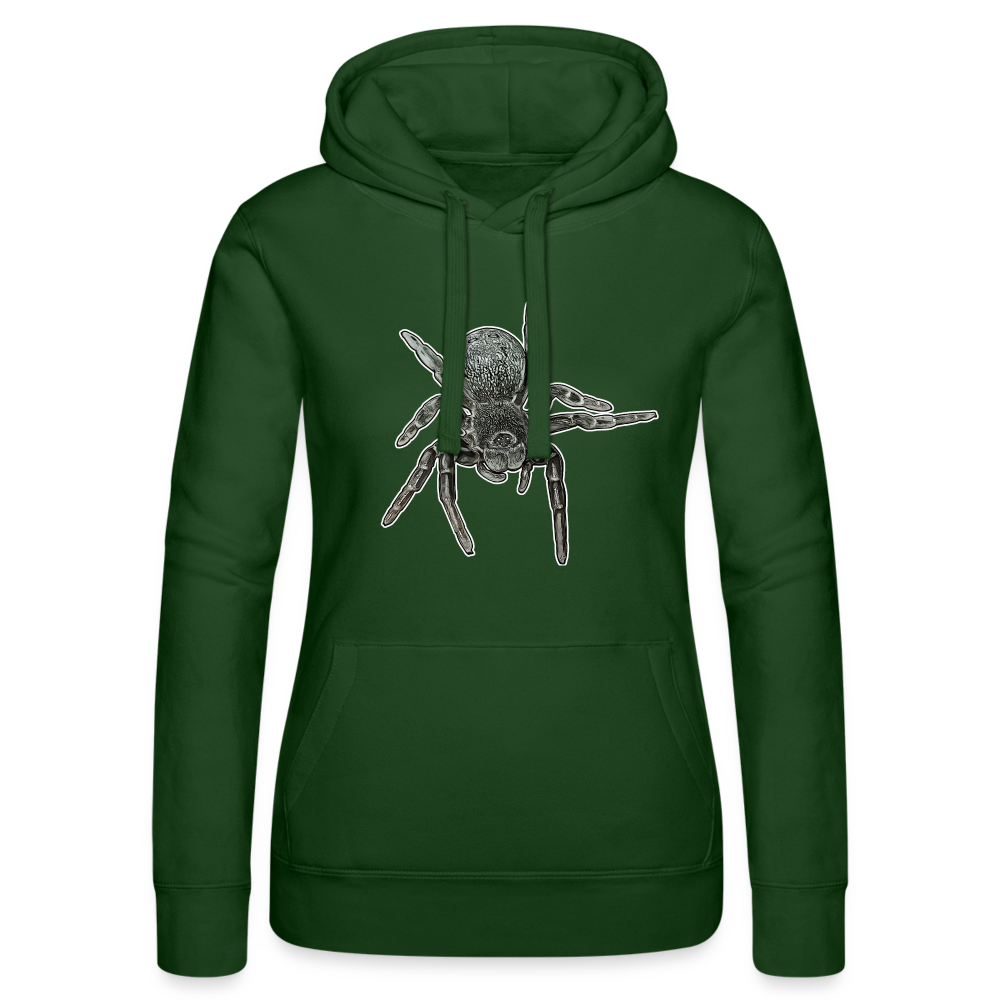 Frauen Russell Kapuzen Sweater Eresus walckenaeri - Flaschengrün