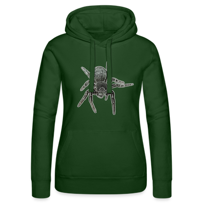 Frauen Russell Kapuzen Sweater Eresus walckenaeri - Flaschengrün