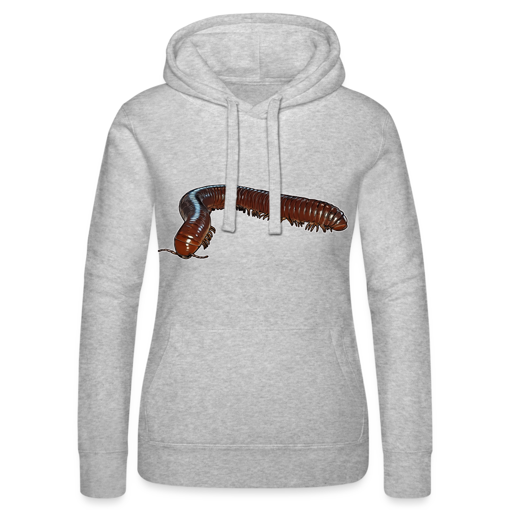 Frauen Russell Kapuzen Sweater Ophistreptus guineensis - Grau meliert