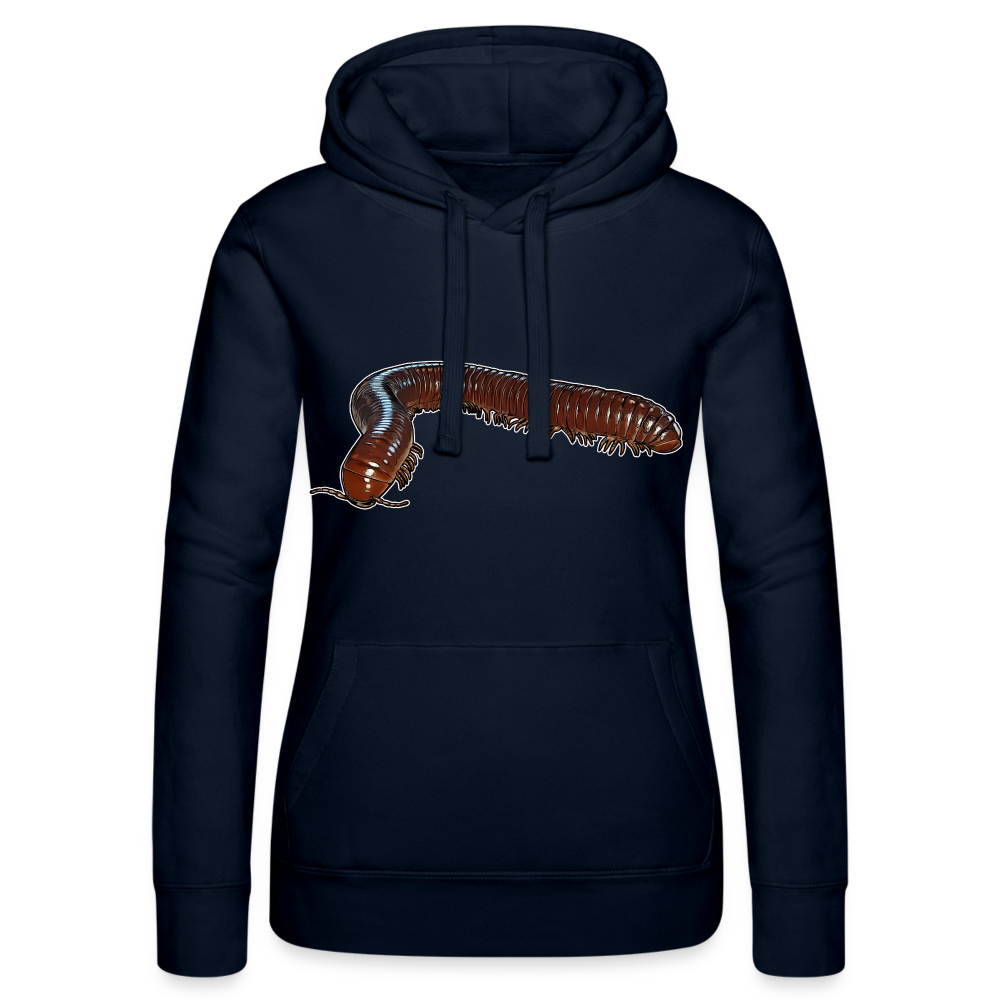 Frauen Russell Kapuzen Sweater Ophistreptus guineensis - Navy