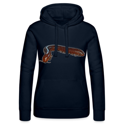 Frauen Russell Kapuzen Sweater Ophistreptus guineensis - Navy