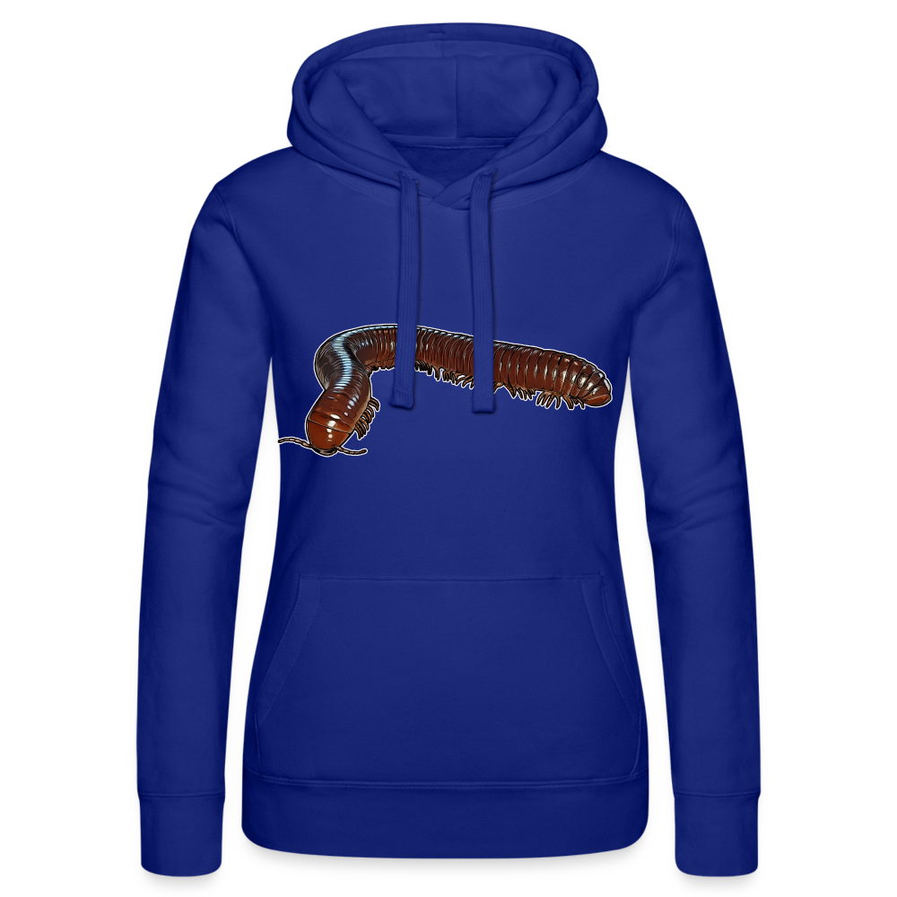 Frauen Russell Kapuzen Sweater Ophistreptus guineensis - Royalblau