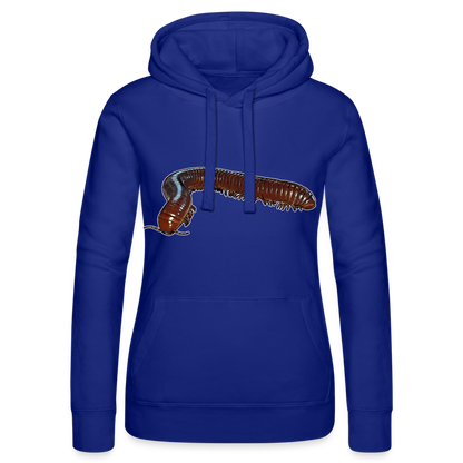 Frauen Russell Kapuzen Sweater Ophistreptus guineensis - Royalblau