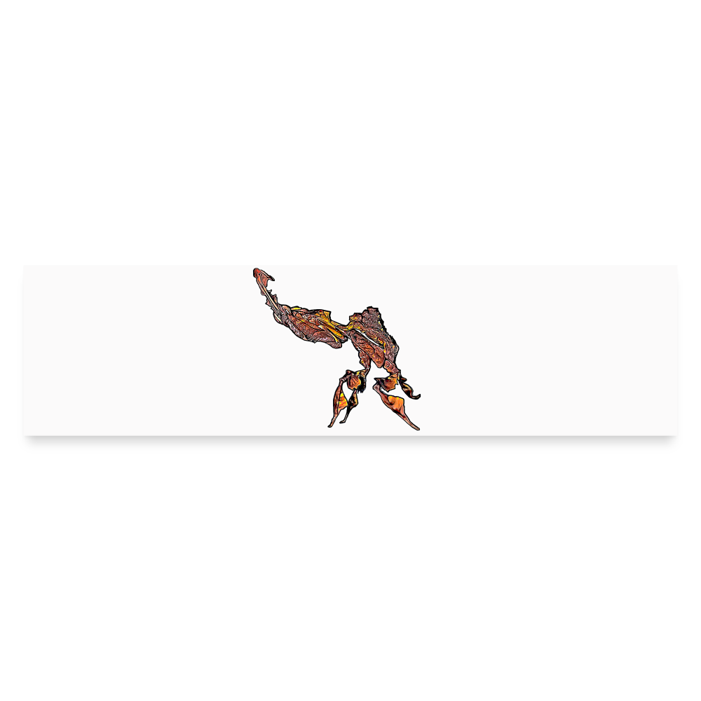 Auto-Aufkleber Phyllocrania paradoxa male - Mattweiß