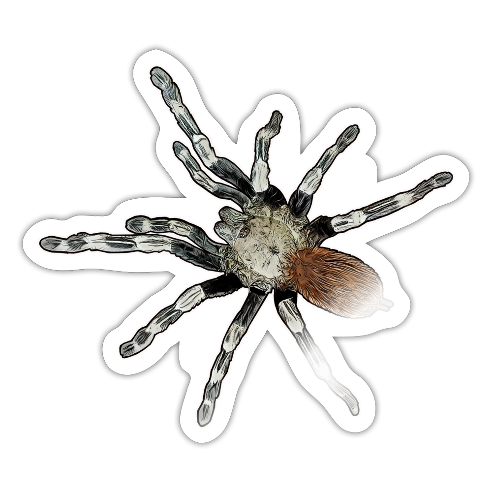 Sticker Nhandu chromatus - Weiß glänzend