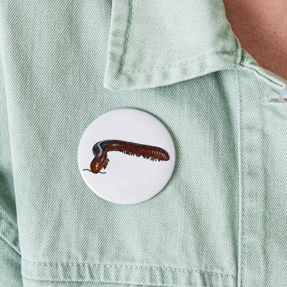 Buttons groß 56 mm (5er Pack) Ophistreptus guineensis - weiß