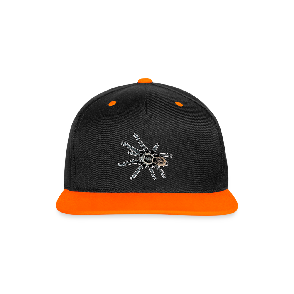 Cappy Kontrast Snapback Tliltocatl vagans - Schwarz/Neonorange