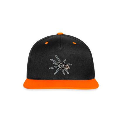 Cappy Kontrast Snapback Tliltocatl vagans - Schwarz/Neonorange