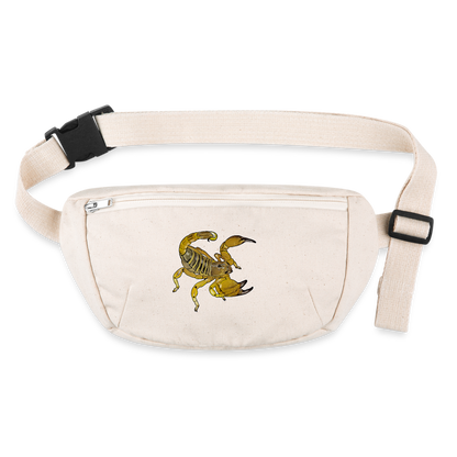 Recycling Stanley & Stella Gürteltasche Scorpio maurus palmatus - Naturweiß