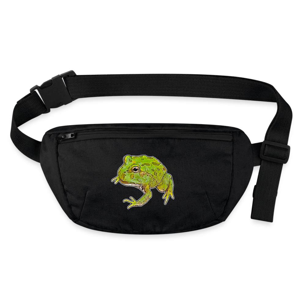 Recycling Stanley & Stella Gürteltasche Ceratophrys cranwelli Peppermint Blue - Schwarz