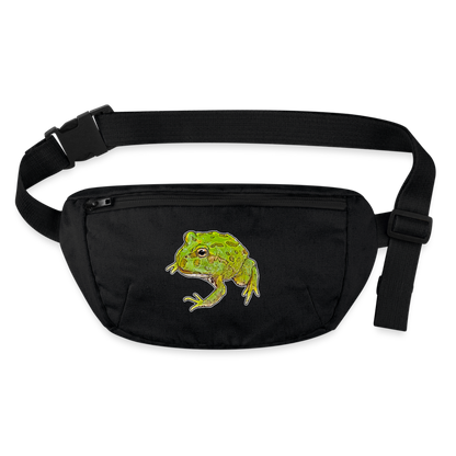 Recycling Stanley & Stella Gürteltasche Ceratophrys cranwelli Peppermint Blue - Schwarz