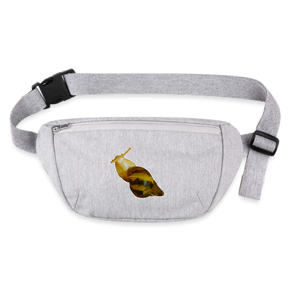 Recycling Stanley & Stella Gürteltasche Achatina reticulata Low Poly - Grau meliert