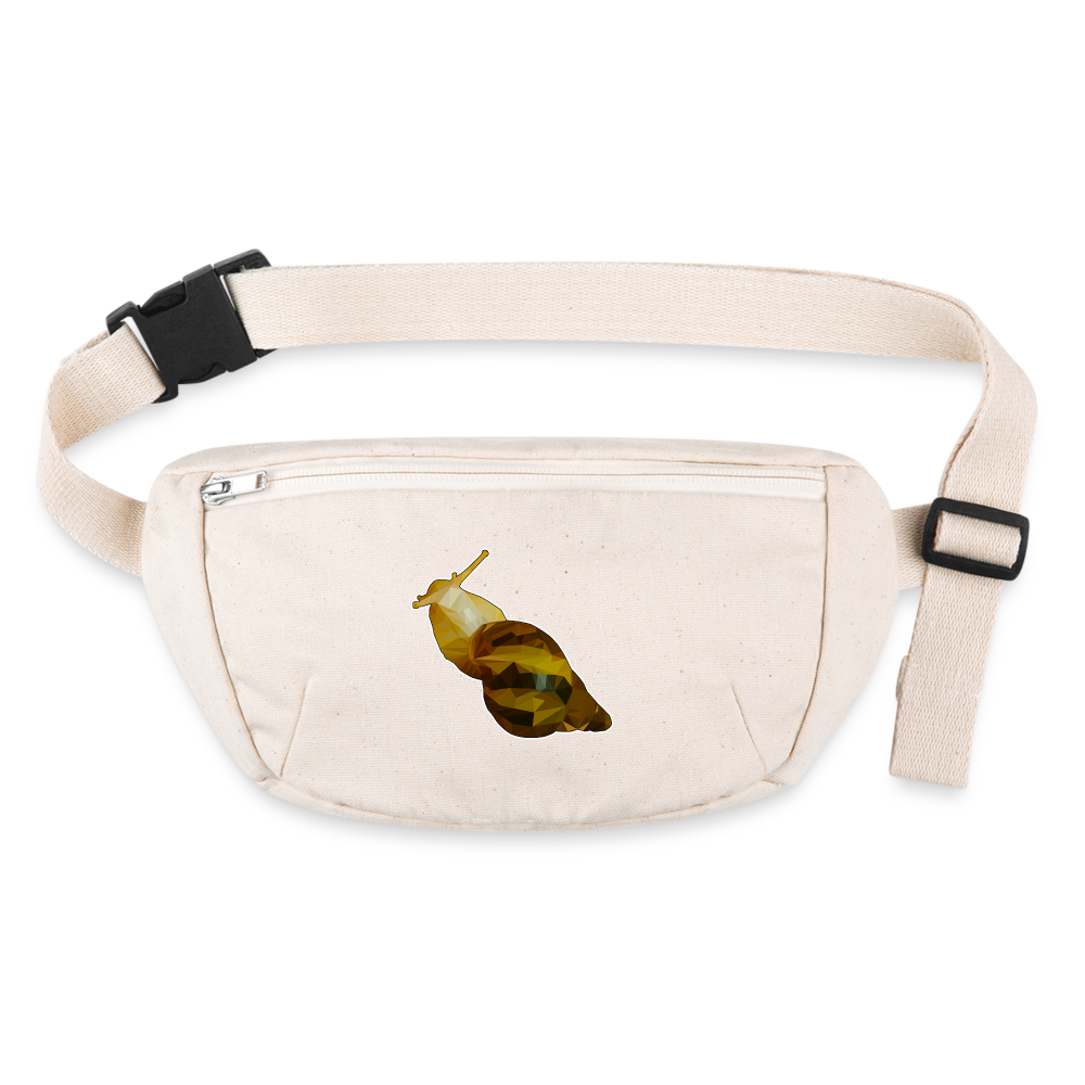 Recycling Stanley & Stella Gürteltasche Achatina reticulata Low Poly - Naturweiß