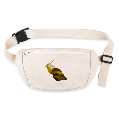 Recycling Stanley & Stella Gürteltasche Achatina reticulata Low Poly - Naturweiß
