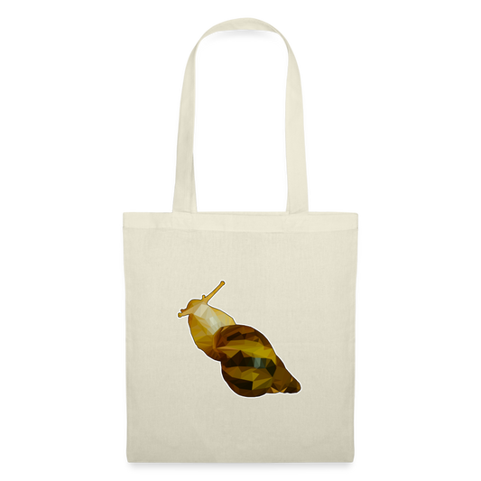 Stoffbeutel Achatina reticulata Low Poly - Natur