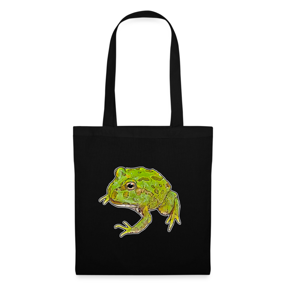 Stoffbeutel Ceratophrys cranwelli Peppermint Blue - Schwarz