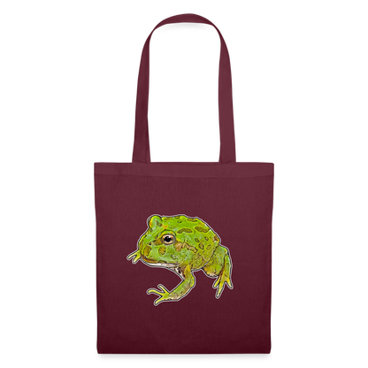 Stoffbeutel Ceratophrys cranwelli Peppermint Blue - Burgunderrot