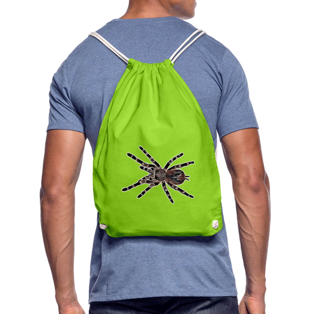 Turnbeutel Acanthoscurria geniculata - Neongrün