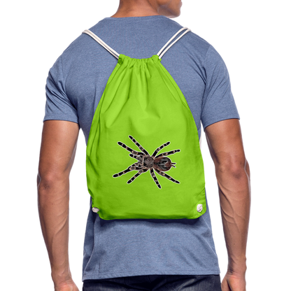 Turnbeutel Acanthoscurria geniculata - Neongrün