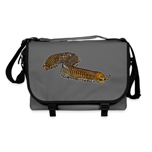 Umhängetasche Telodeinopus aoutii - Graphit/Schwarz