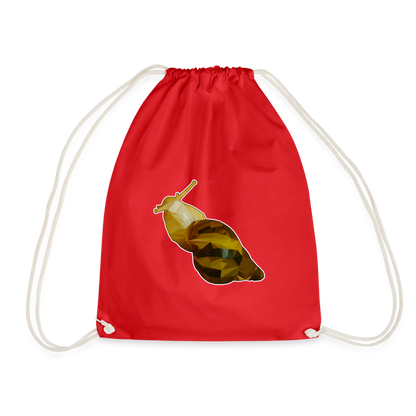 Turnbeutel Achatina reticulata Low Poly - Rot