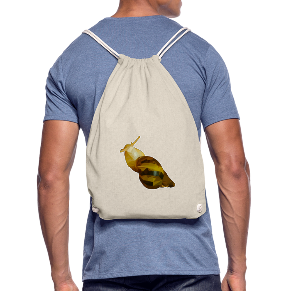 Turnbeutel Achatina reticulata Low Poly - Natur