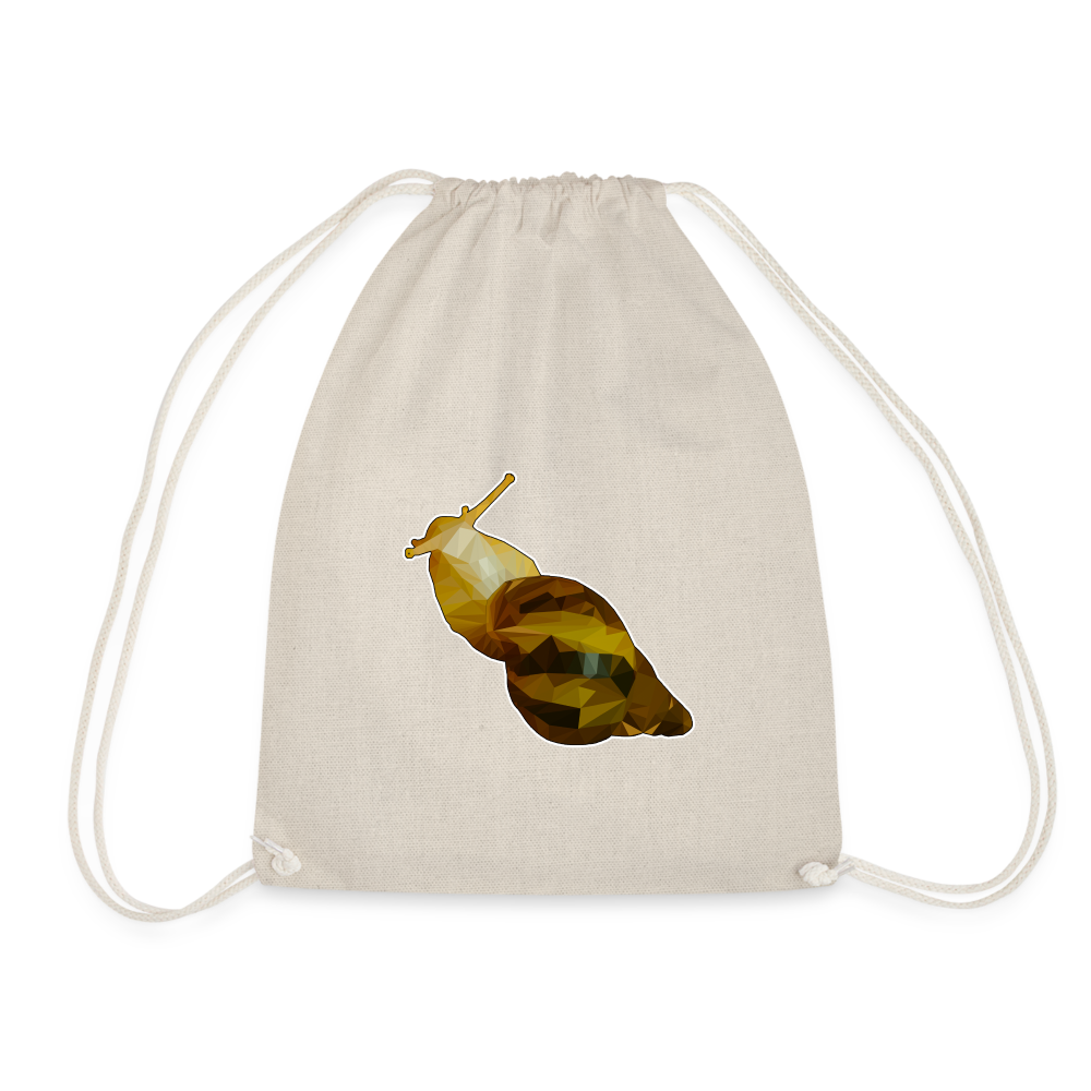 Turnbeutel Achatina reticulata Low Poly - Natur